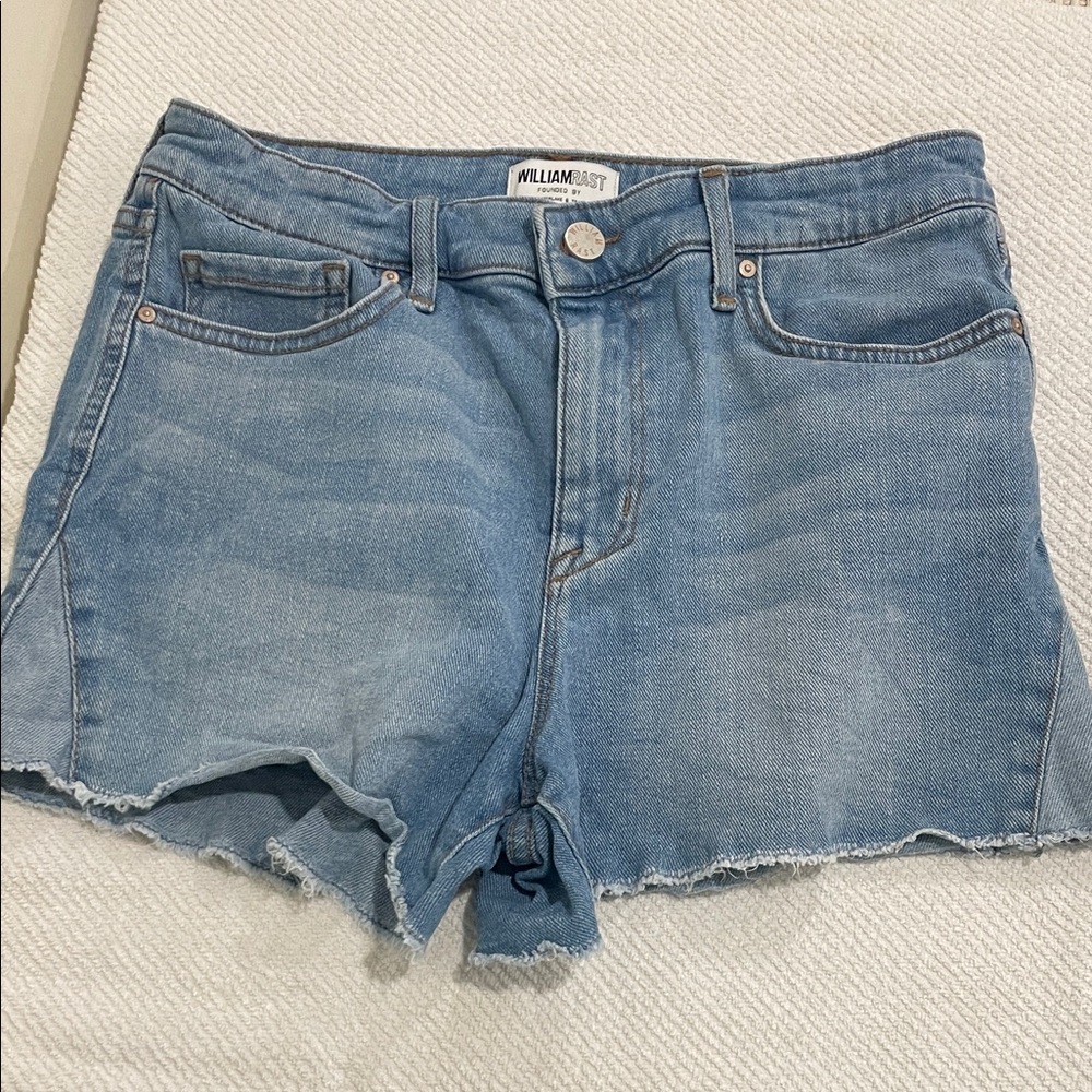 WilliamRast High-Rise Light Blue Denim Shorts sz 28
